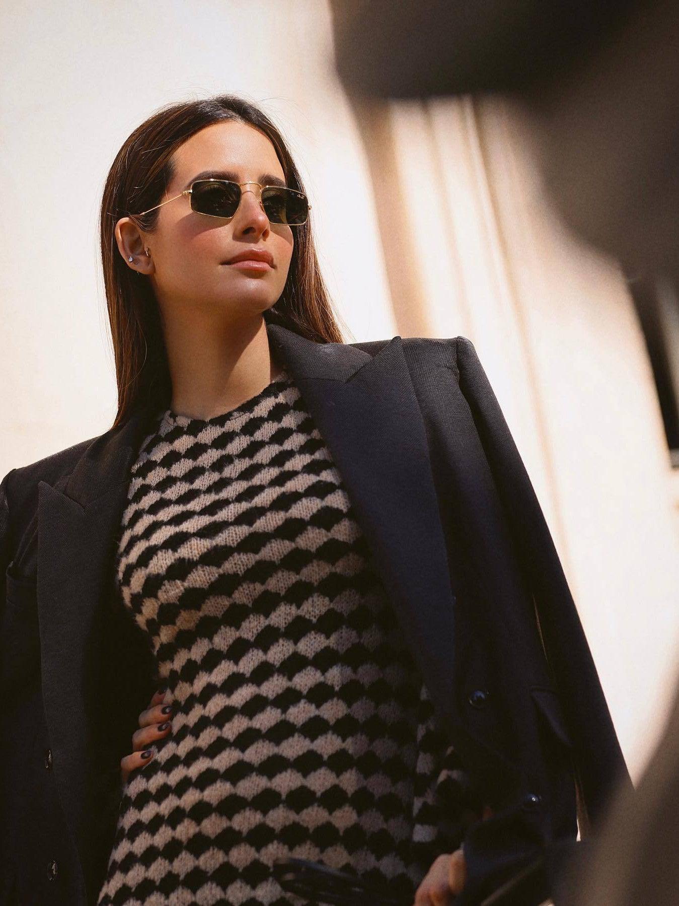 Havanna Knitted Hollow Out Long Maxi Dress