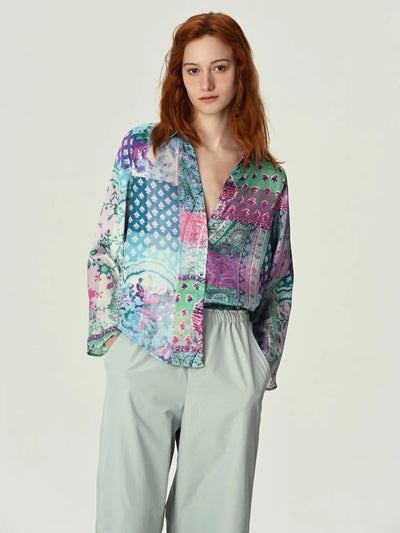 Floral Print Short Shirt