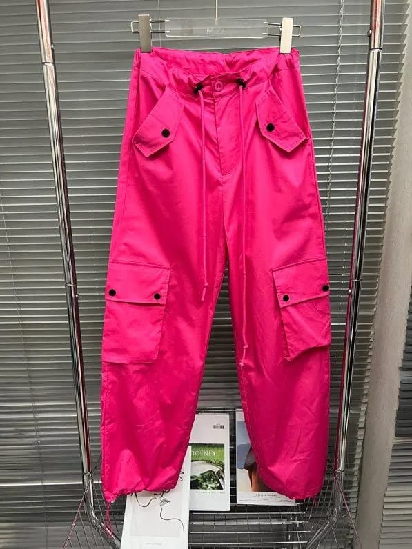 Wide Leg Cargo Pants