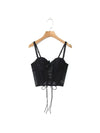 Lace Camisole Tie up Tank Top