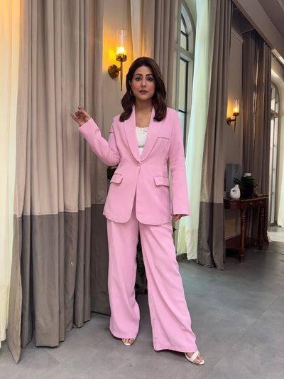 Long Blazer & Pant Coord Set