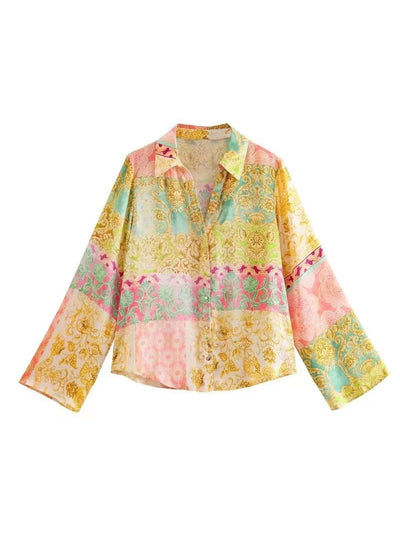 Floral Print Short Shirt