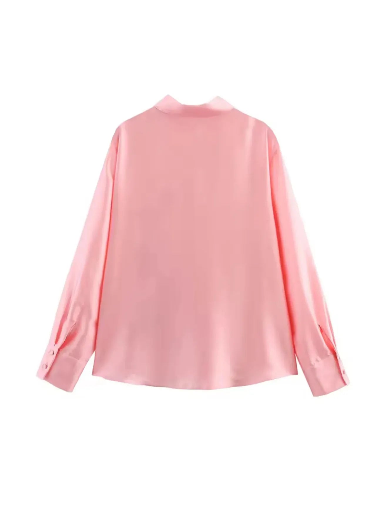 Pink Flower Print Shirt & Pants Coord Set