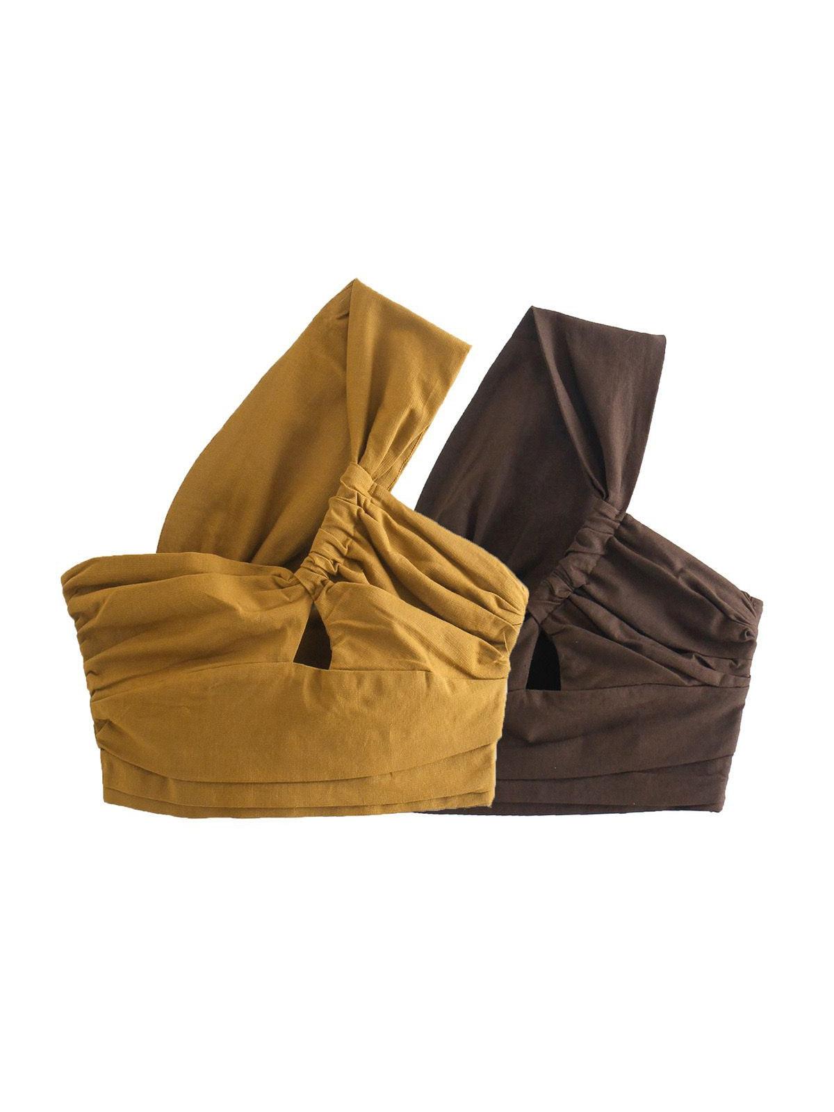 Jasmine One Shoulder Crop Top