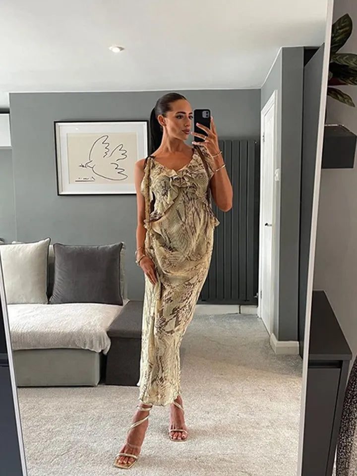 Animal Snake Print Dress