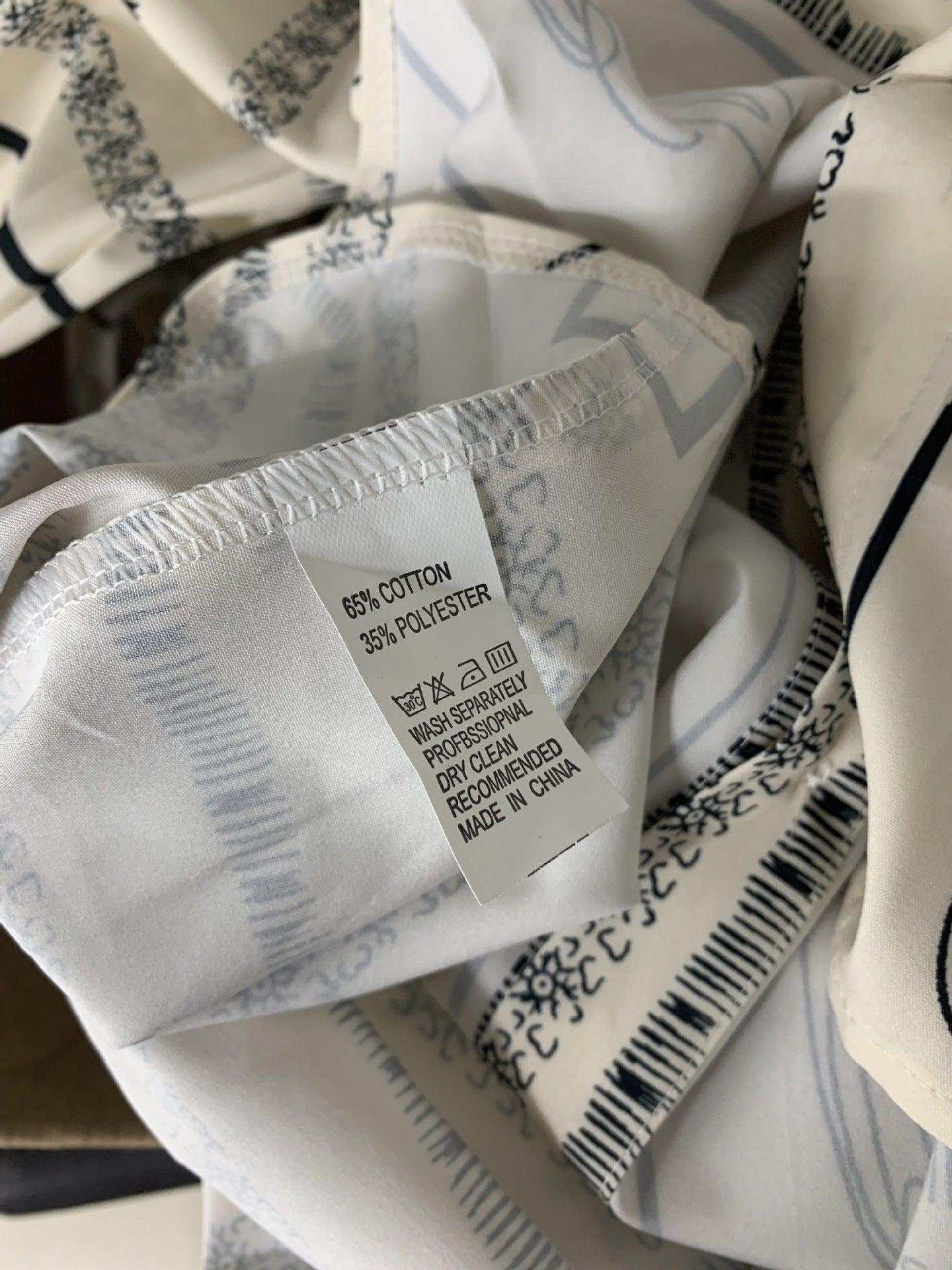 Linen Abstract Print Full Sleeves Shirt & Pants Coord Set