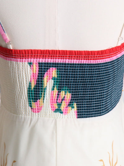 Graffiti Print Poster Holiday Beach Dress