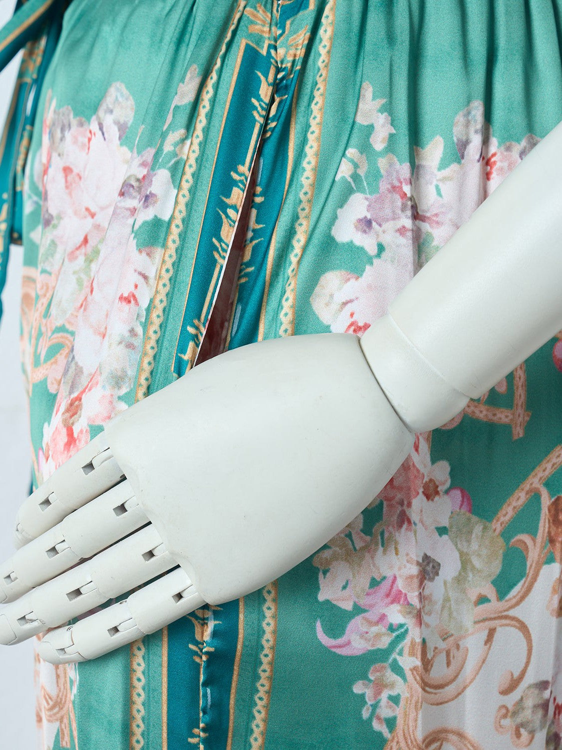 Vintage Print Shirt And Pant Coord Set