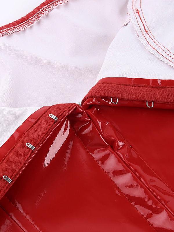 Tube Bodycon Leather Short Dress