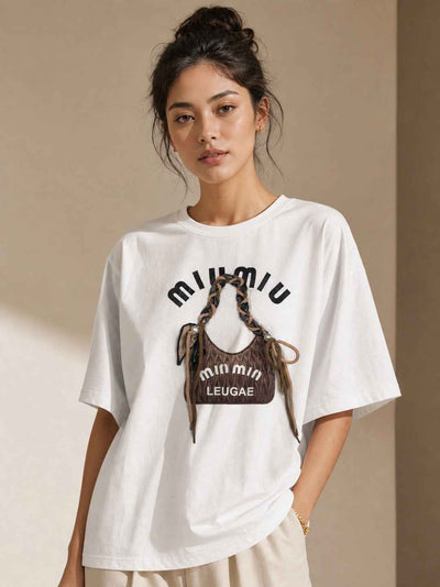 Lace-up Oversized T-Shirt