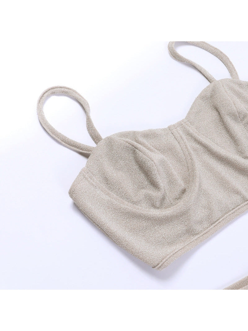 Shimmering Cami Top & Pants Coord Set