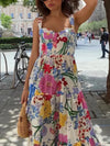 Floral Print Flare Dress