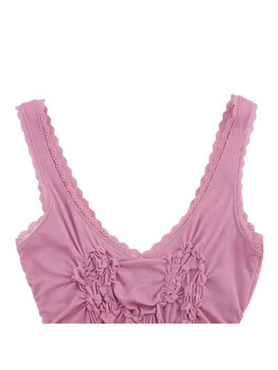 Julia Asymmetric Pink A Line Shirt Dress