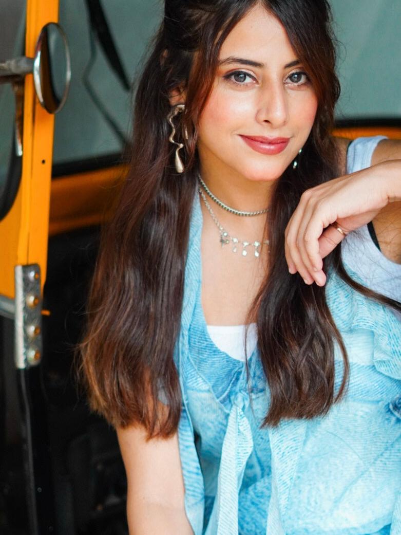 Backless Halterneck Tie Dye Animal Print Ruffle Short Dress