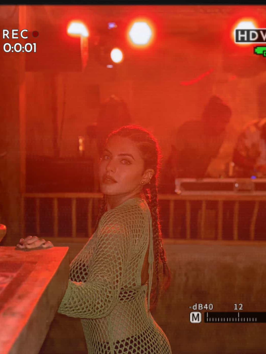 Summer Hollow Out See through Backless Knitted Slit Maxi Dress