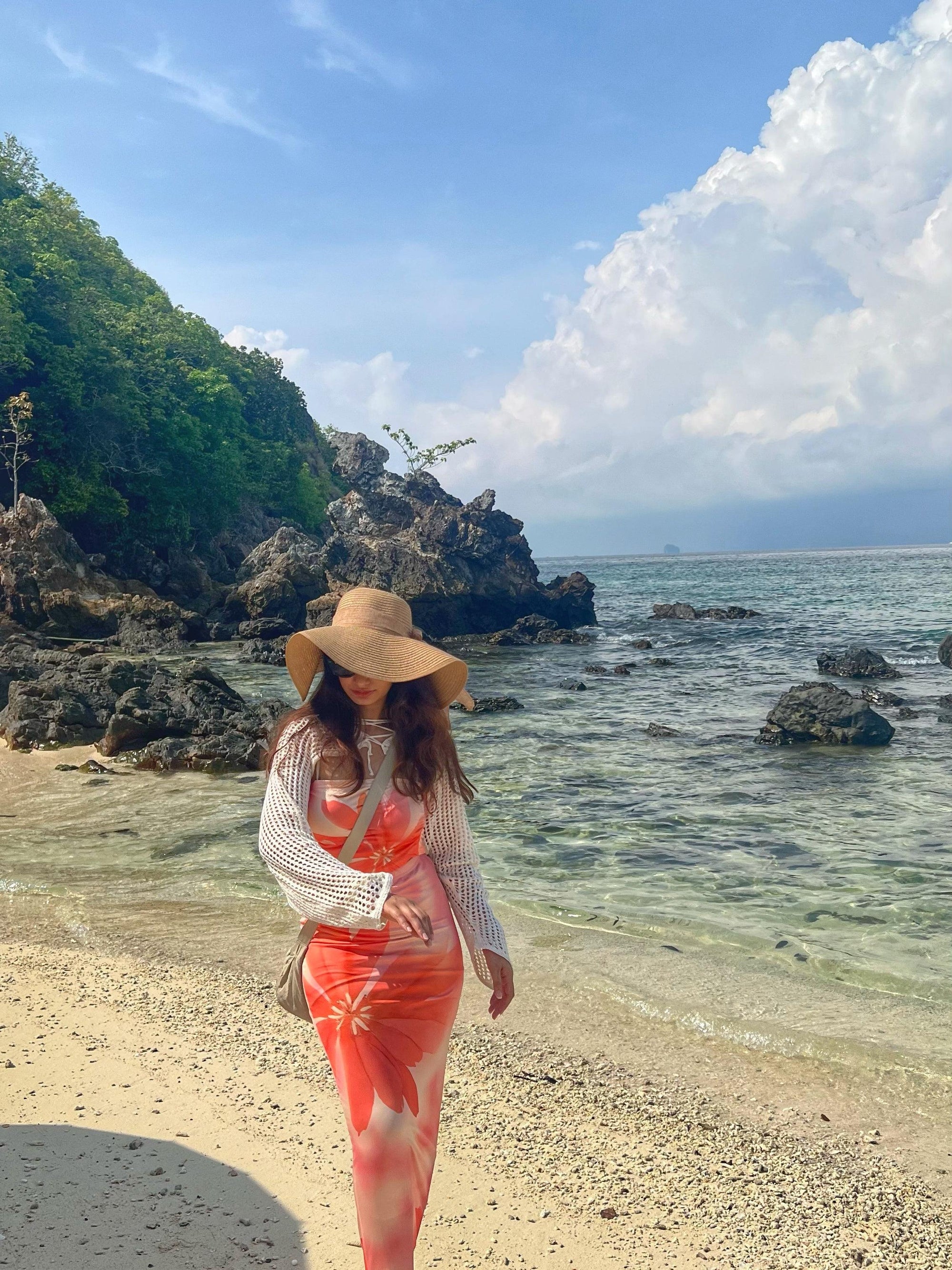 Flower Printed Tube Top & Skirt Coord Set