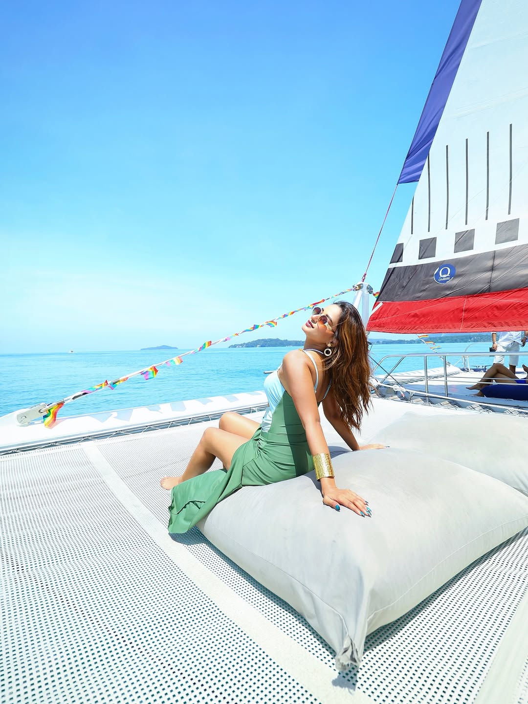 Round Buckle Hollow Out Cutout Swimsuit Skirt Coord Set