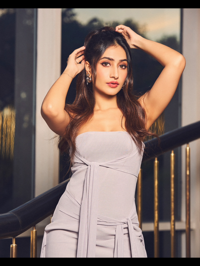 Draped Tube Bandeau Sheath Dress