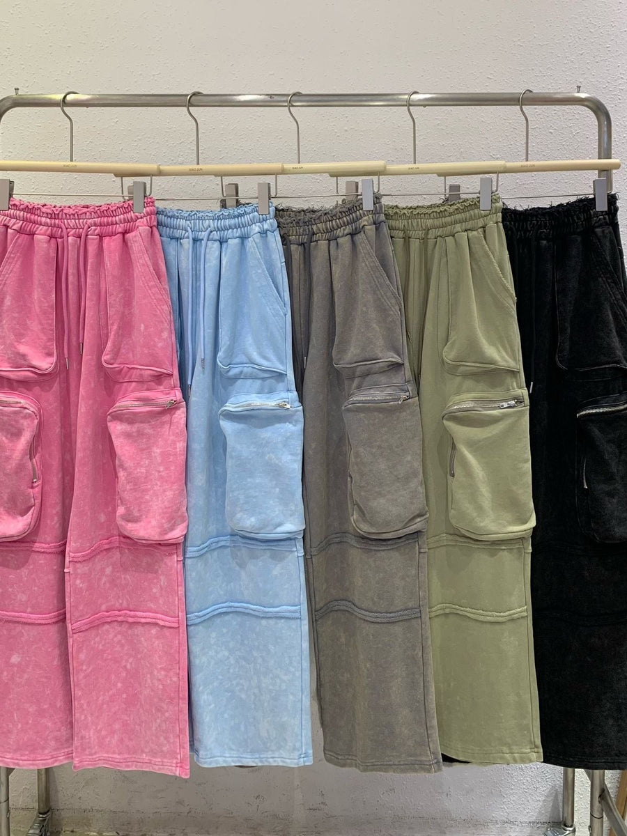 Cargo Wide Leg Pant With Pockets