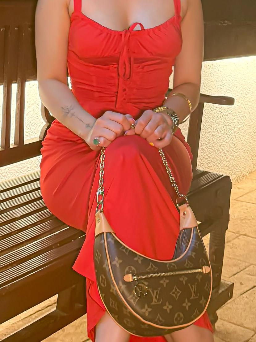 Lace Up Spaghetti Strap Fishtail Cami Dress