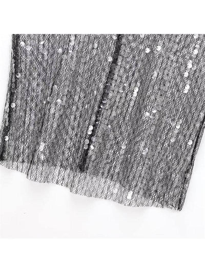 Sleeveless Sequins Vest Top