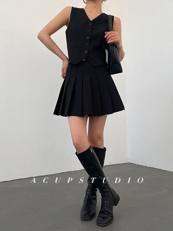 Waist Coat & Skirt Coord Set