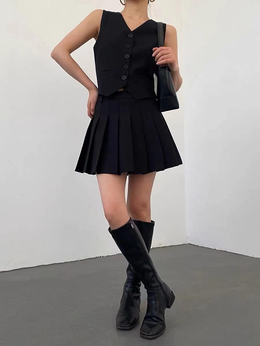 Waist Coat & Skirt Coord Set