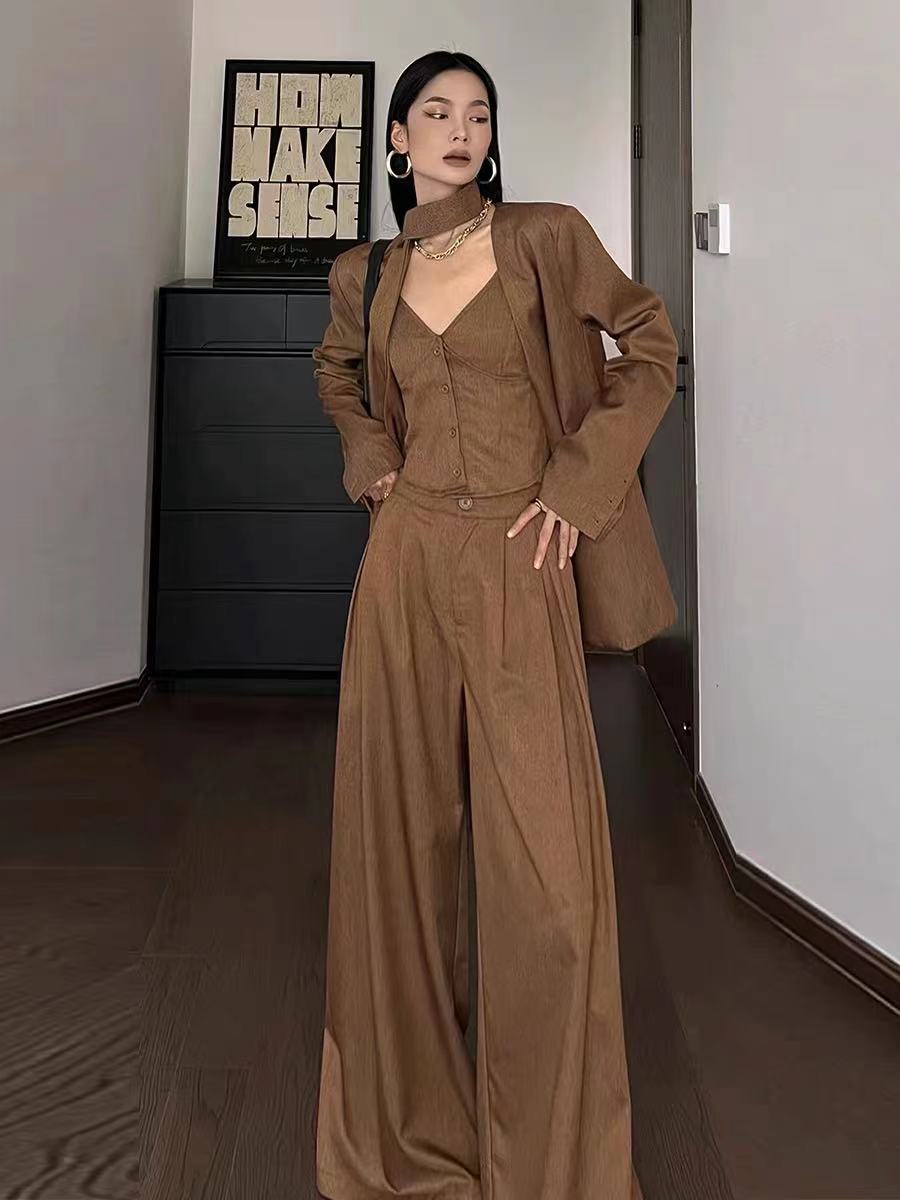 Cami Crop Top & Wide Leg Pant Coord Set