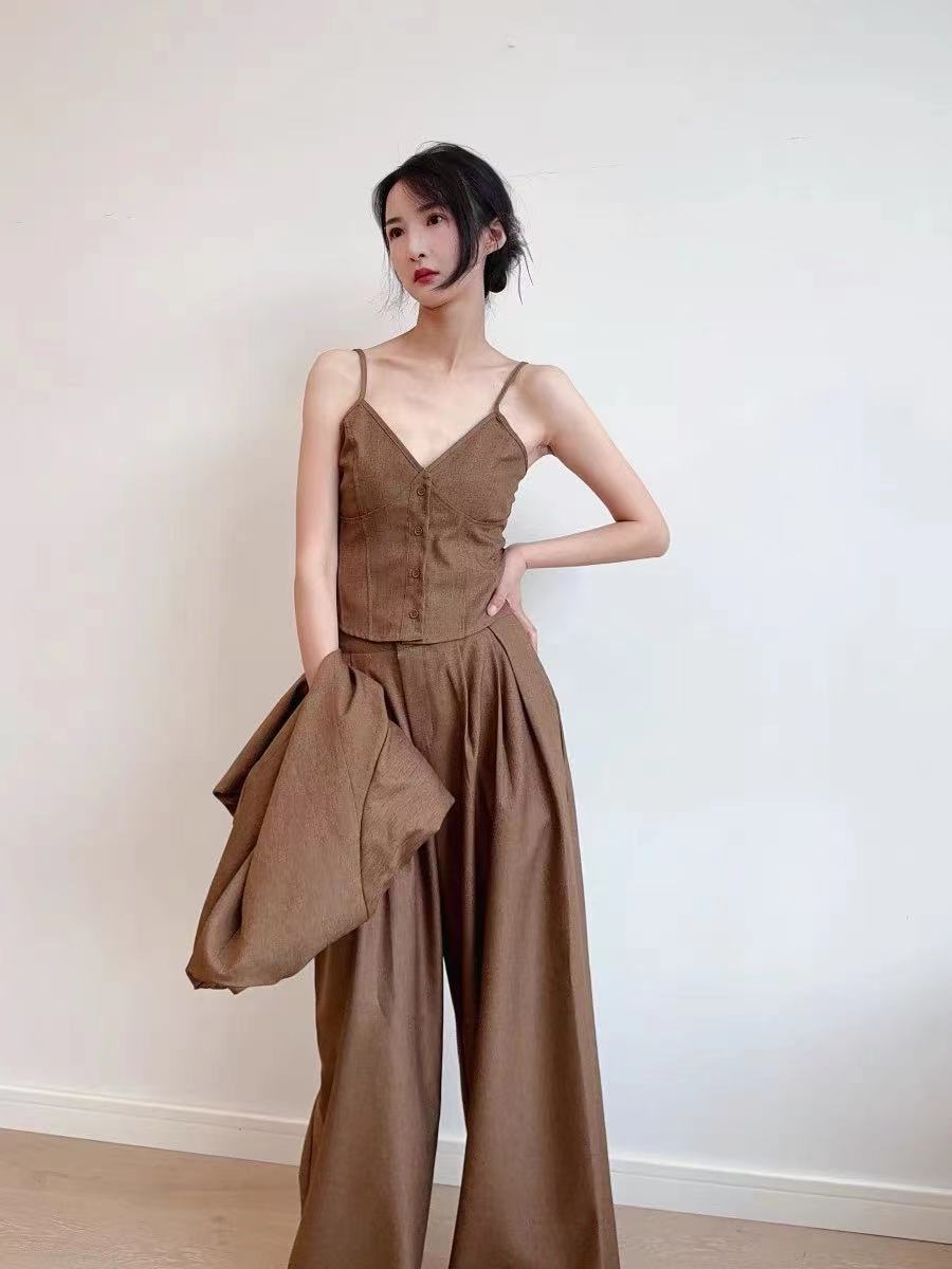 Cami Crop Top & Wide Leg Pant Coord Set