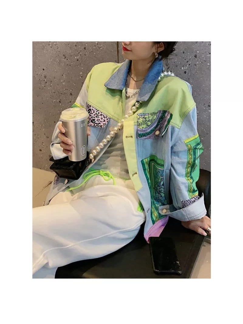 Patchwork Denim Jacket