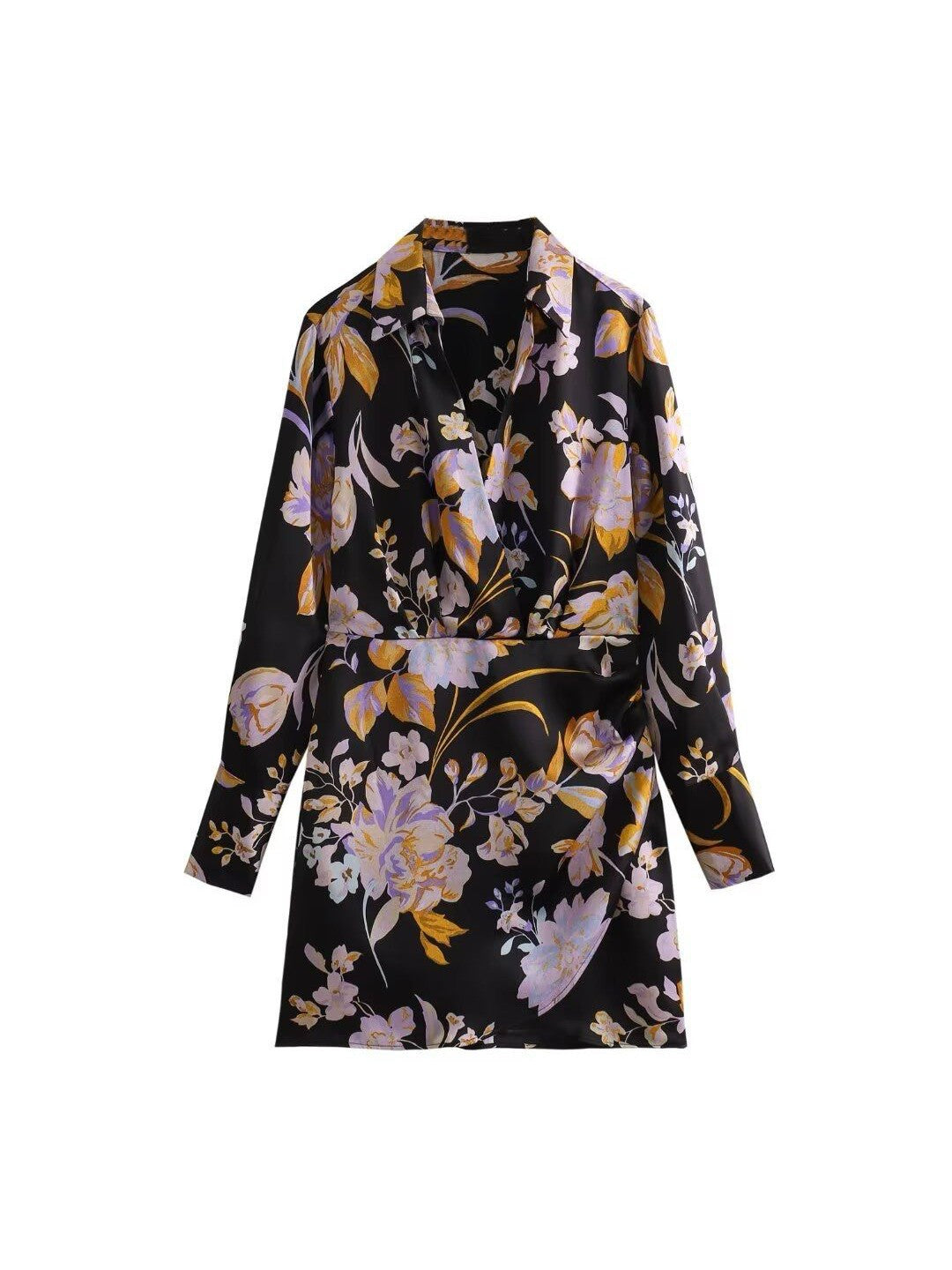 Floral Print A Line Dress