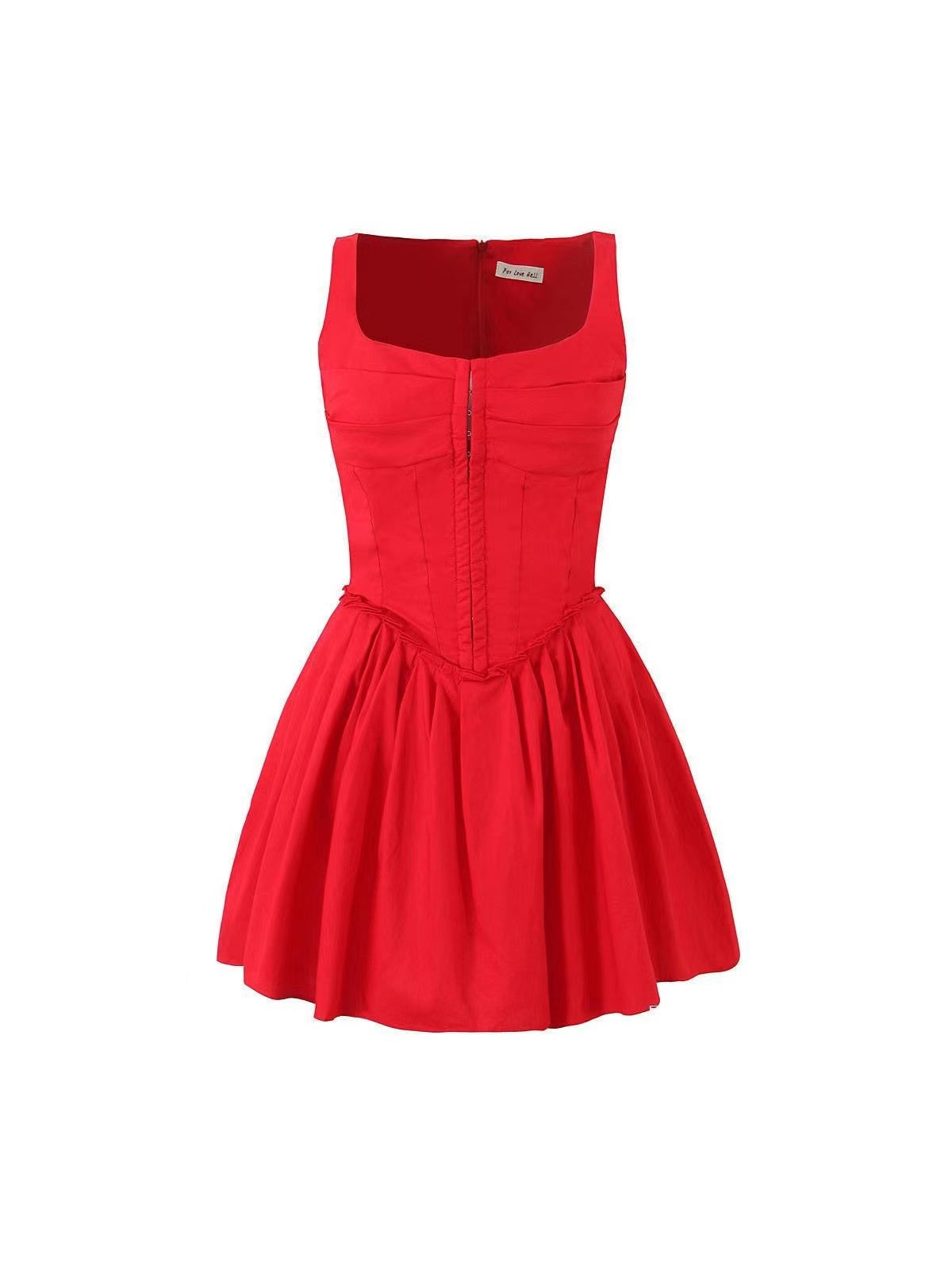 Melissa Sleeveless Fit & Flare Short Dress