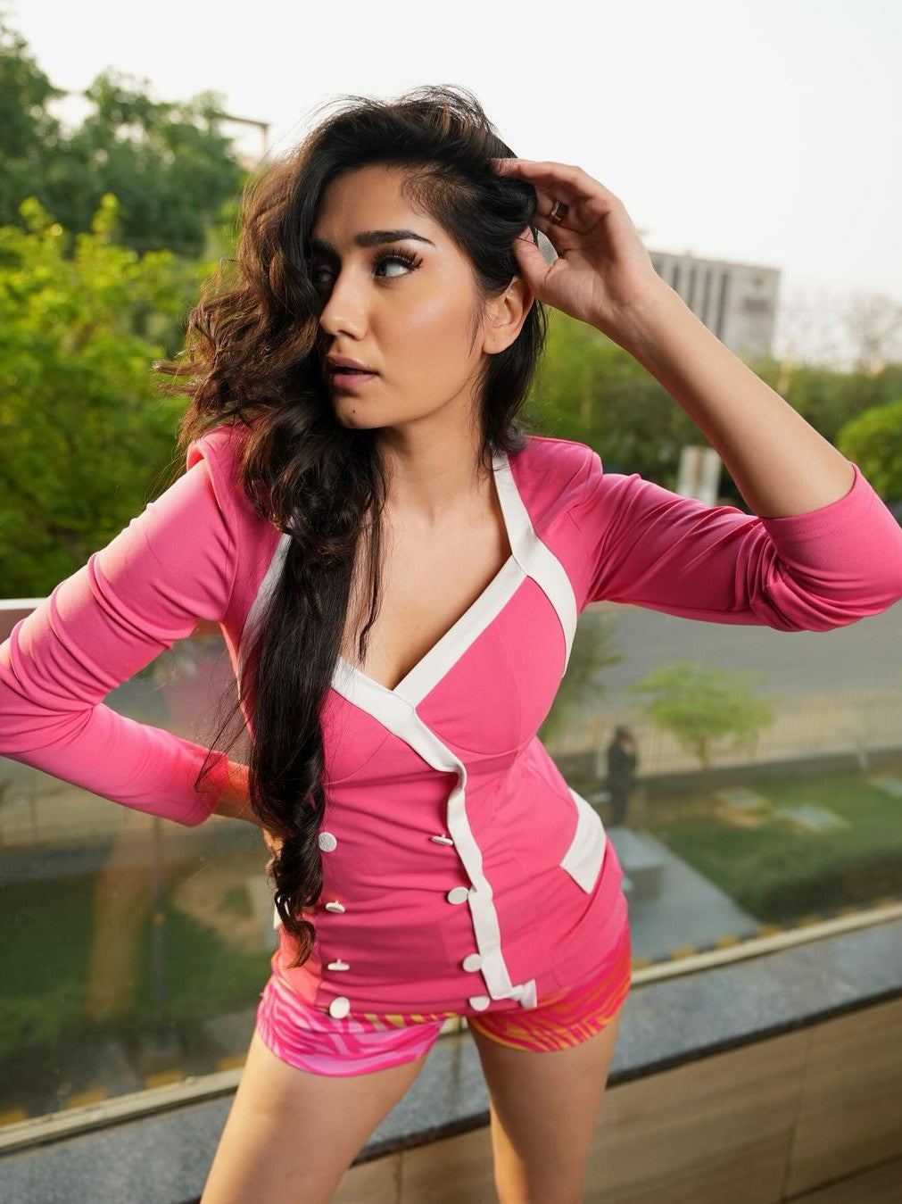 Vienna Short Button Pocket Dress