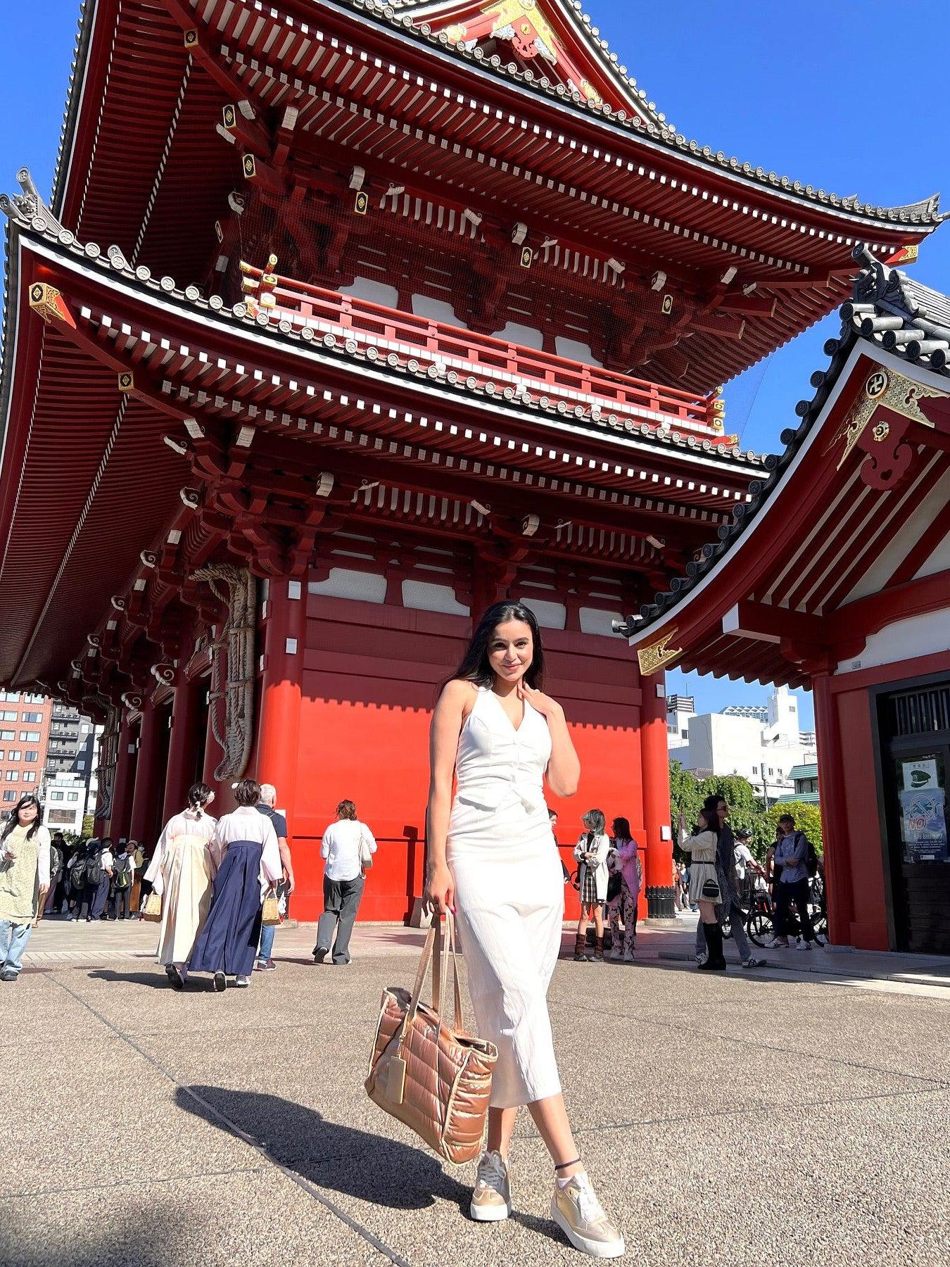 V Neck Halterneck Top & Low Waist Slit Skirt Coord Set