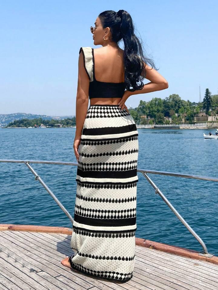 Maria Ruffle Bikini Top & Skirt Coord Set