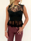 Boning Corset Lace Top