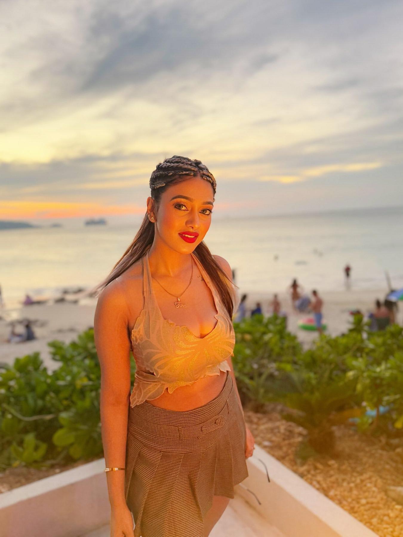 Halterneck Shimmer Butterfly Cutout Top