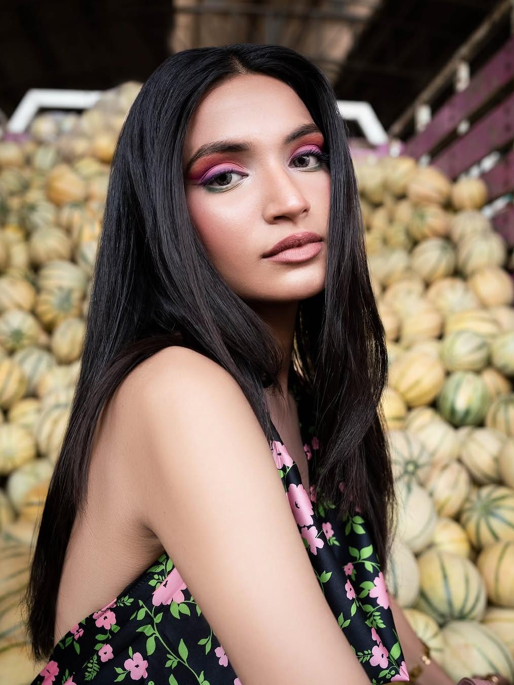 Floral Print Halterneck Backless Maxi Dress