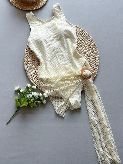 Muse Crochet Cover-Up Bikini Set