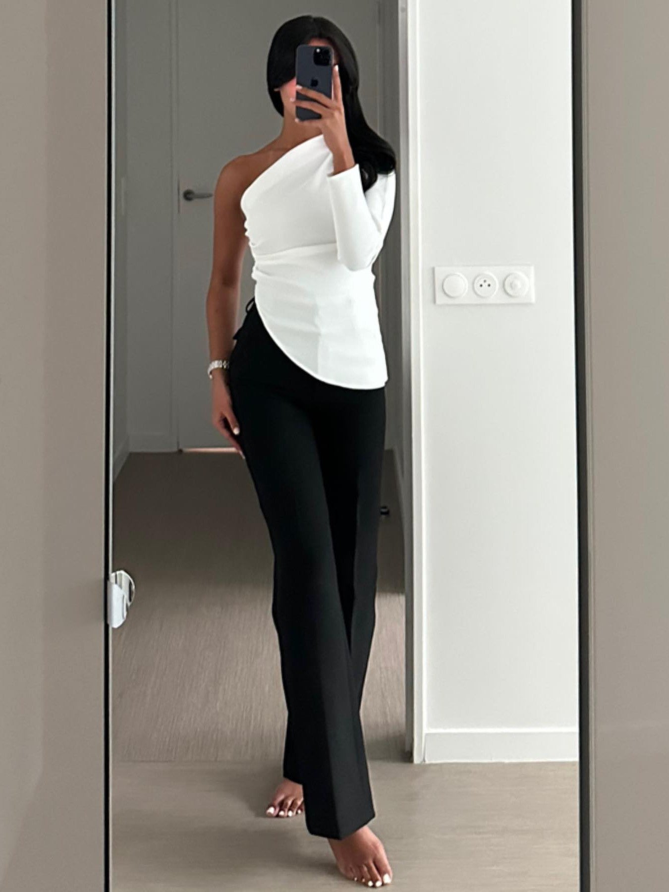 Asymmetric One Shoulder Top