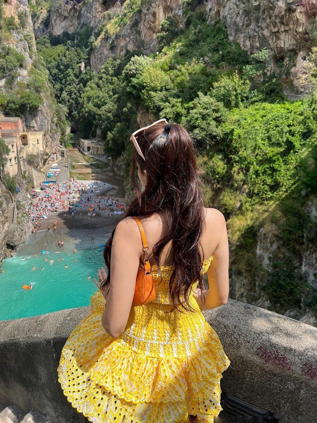 Positano Tube Short Frill Bodycon Dress