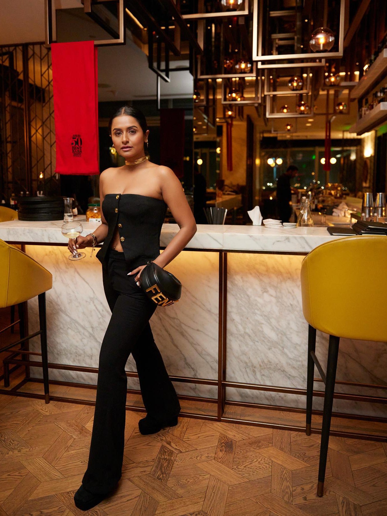 Black Tube Top & Pants Jumpsuit