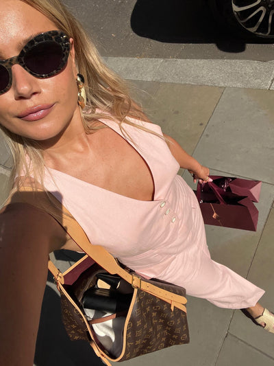 Waistcoat Style Midi Dress