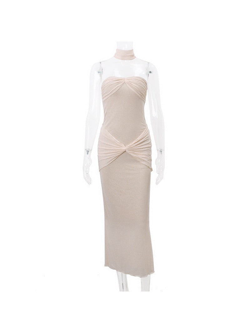 Bandeau Tube Shimmer Fishtail Dress Bandeau Tube Shimmer Fishtail Dress
