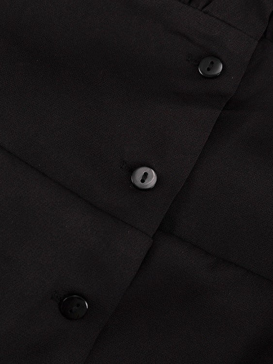 Lotus Leaf Corset Braces Dress