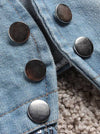 Denim Vest Waistcoat Cardigan