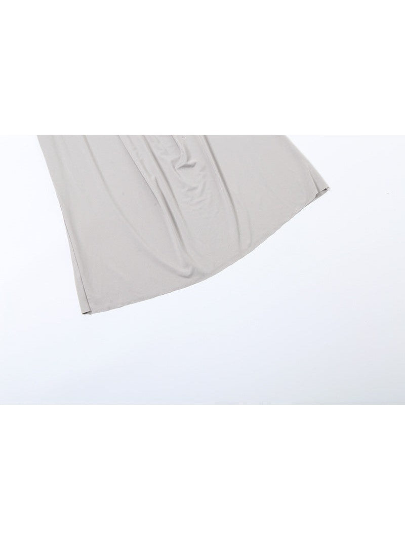 Deep Neck Tube Top Backless Pleating Formal Dress