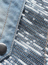 Denim Vest Waistcoat Cardigan