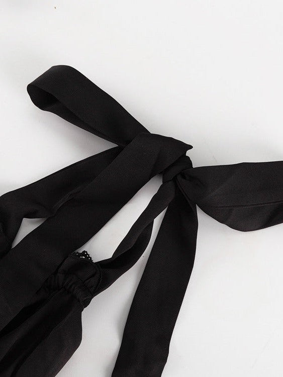 Lotus Leaf Corset Braces Dress