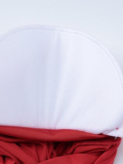 Corset Cinched Full Sleeve Padded Shoulder Maxi Dress